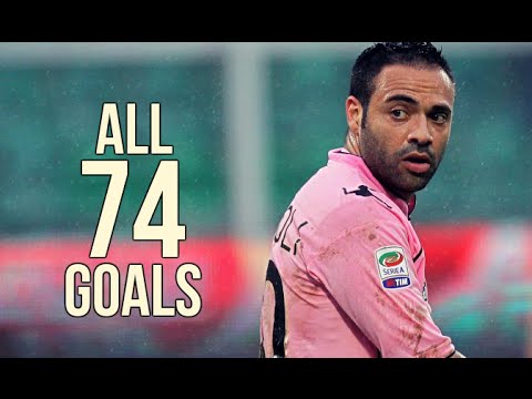 Recordman Capitano E Grande Leggenda Del Palermo Fabrizio Miccoli