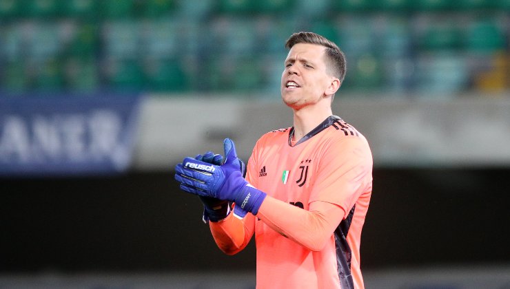 Wojiciech Sczeszny in maglia Juventus