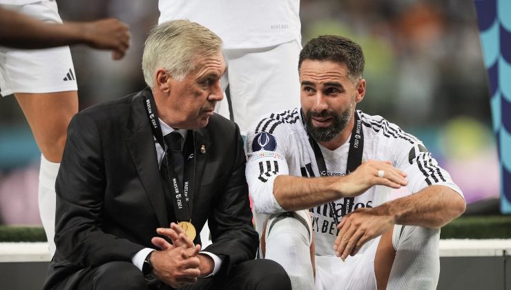 Carlo Ancelotti e Dani Carvajal