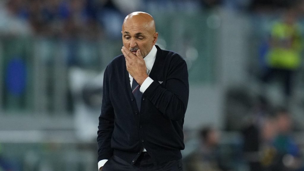 Luciano Spalletti deluso