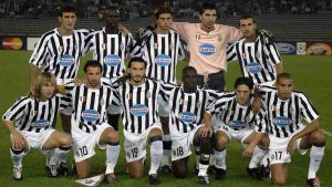 Una storica formazione della Juventus